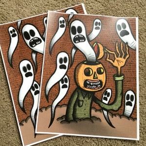 Greeting Ghosts - Print