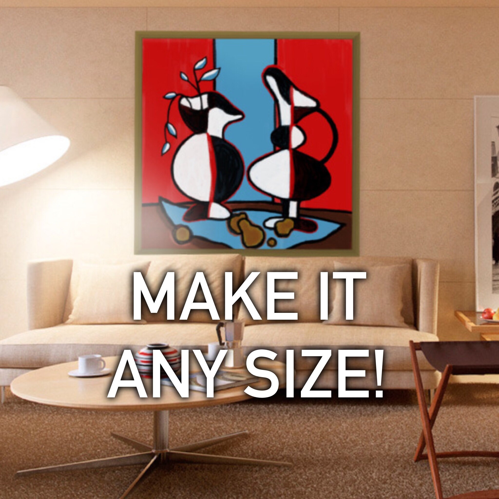 Otterson Painting Full Sized Digital Print Etsy