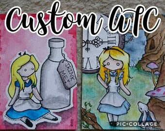 Custom ATC (artist trading card)