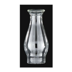 3&quot; Fitter, 8-1/4&quot; Tall Clear Beaded-Top Glass Lamp Chimney: Replacement lamp chimney for oil/kerosene Lamps fits #2 lamp burners