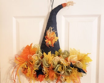 Autumn Wreath Front Door Decoration Thanksgiving Wreath Deco Mesh Fall Door Wreath Harvest Decor Cottagecore Decor Country Porch Decor Leaf