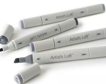 Dual Tip Sketch Markers Artists Loft 12 Pc Alcohol Based Permanent