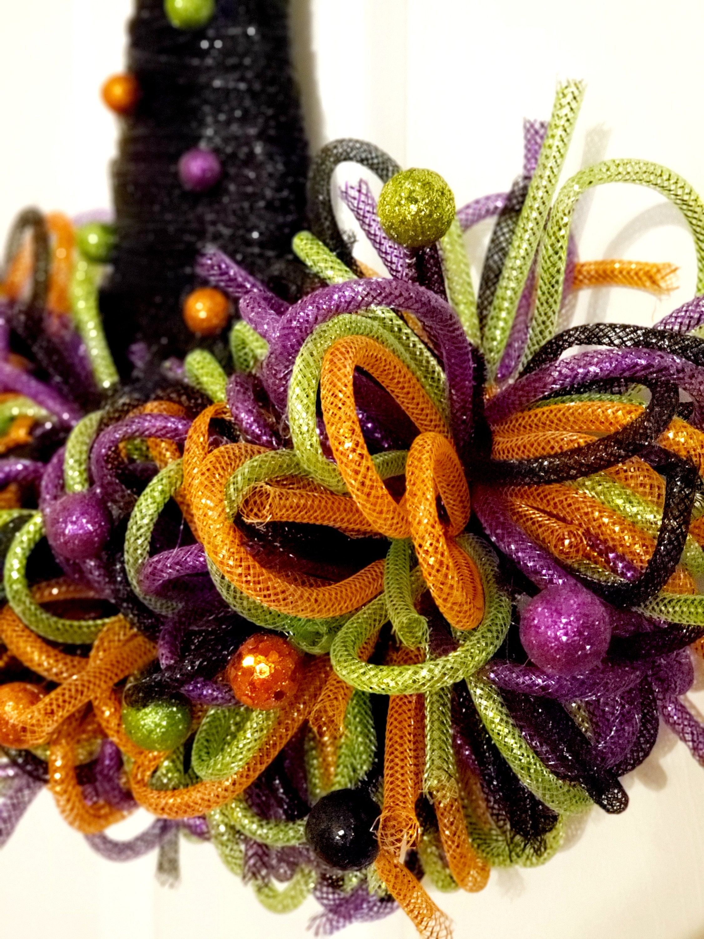 Witch Hat Halloween Wreath for Front Door Best Selling Wreath Halloween ...