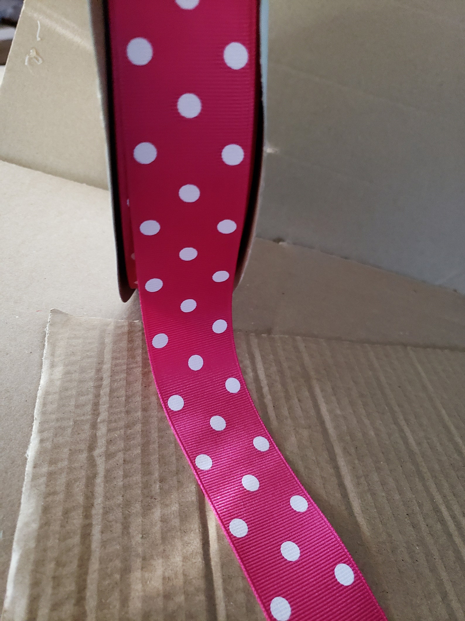 1 5 x 10 yds hot pink ribbon supply diy ribbon think etsy