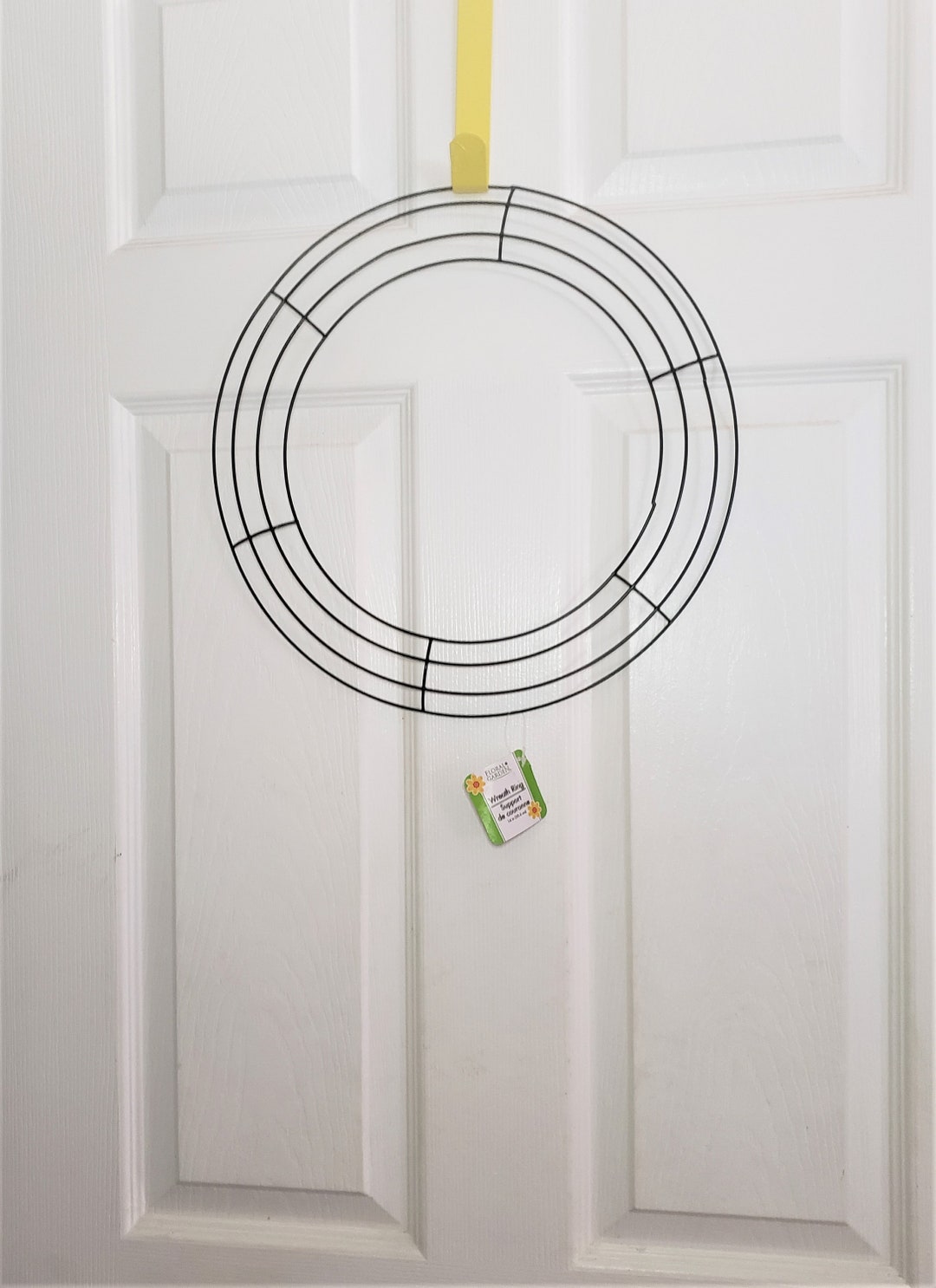 14 Inch Wire Wreath Form Metal Wreath Frame DIY Wreath Deco Mesh Burlap ...