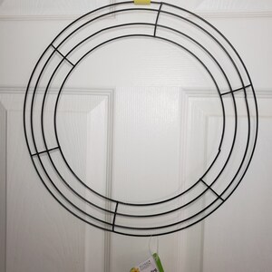 14 Inch Wire Wreath Form Metal Wreath Frame DIY Wreath Deco Mesh Burlap ...