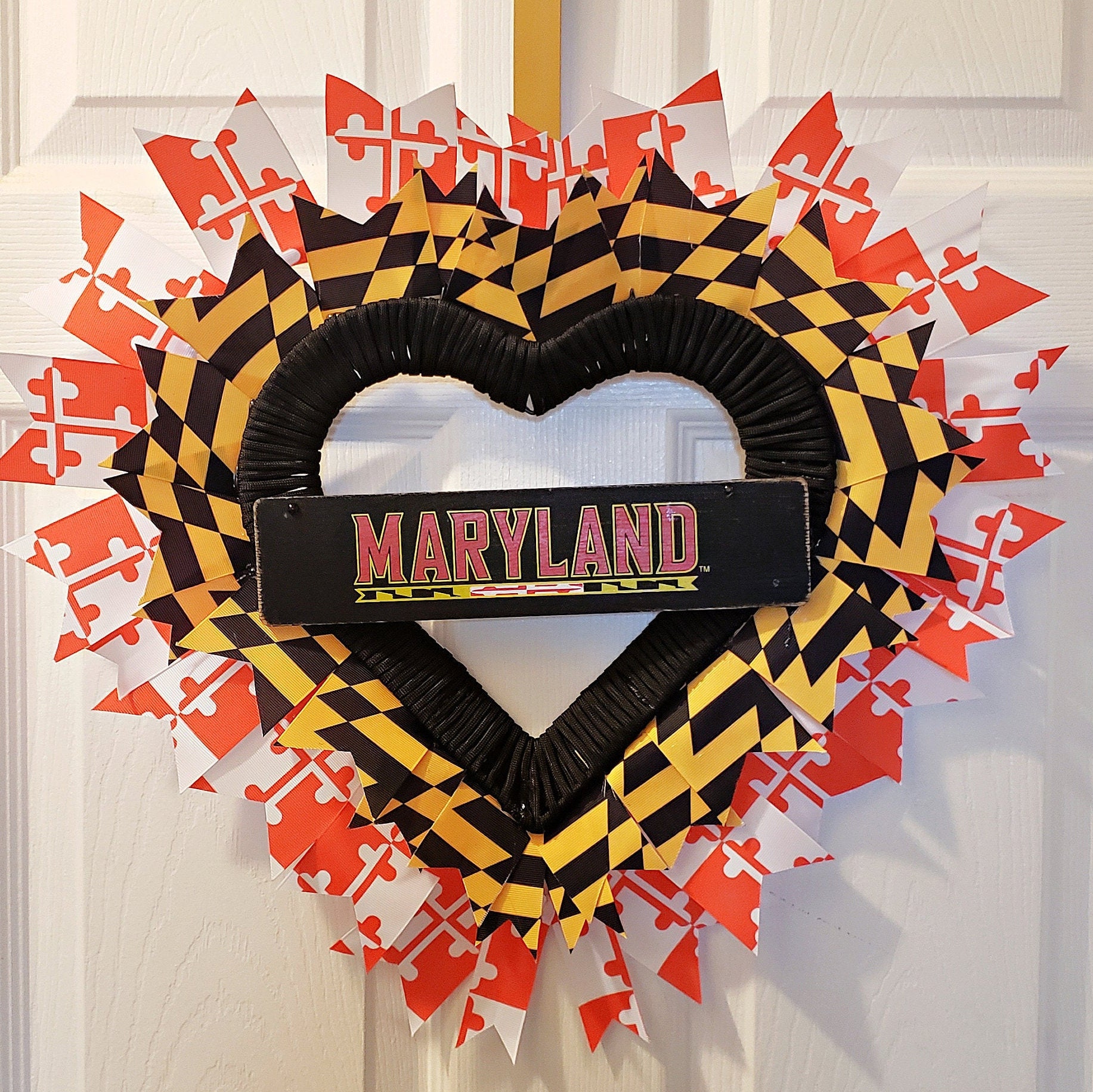 Maryland Themed Wreath Gift Ideas Baltimore Md Moving Gift Etsy