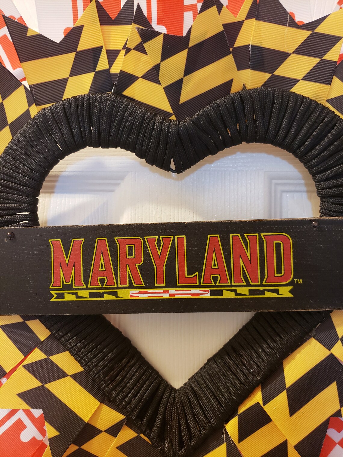 Maryland Themed Wreath Gift Ideas Baltimore Md Moving Gift Etsy