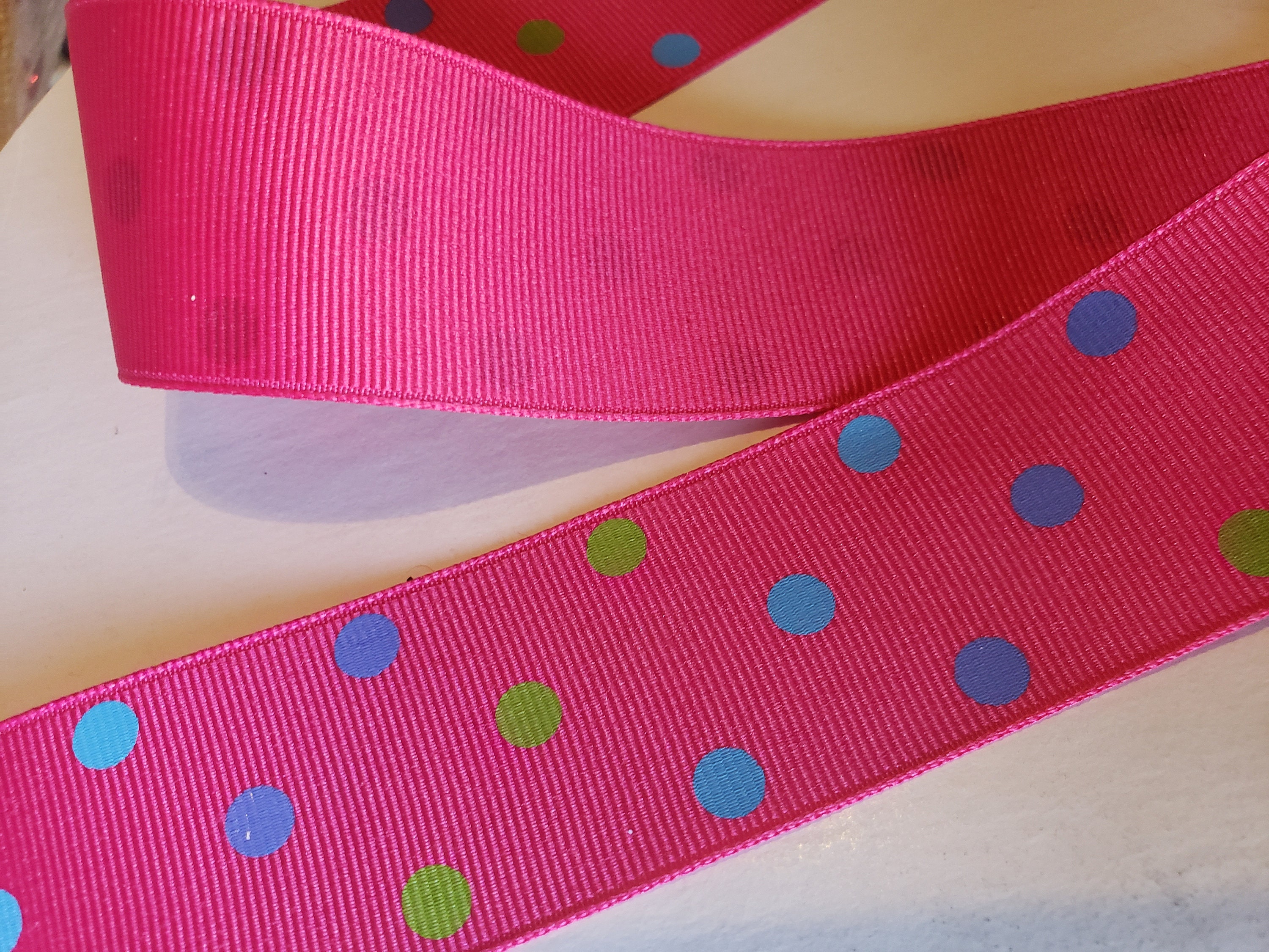 1.5 x 10 yds Pink Ribbon Supply DIY Ribbon Bows Hair Tie | Etsy