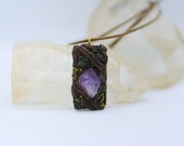 Trunk and Amethyst Necklace
