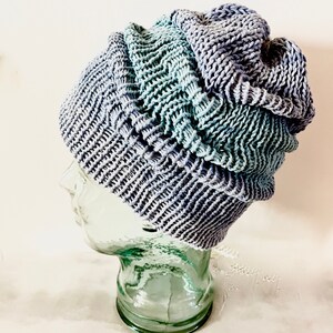 Blue beanie - all season beanie - adult beanies - teen beanies - knitted beanie - blue beanie - cotton beanie - lightweight beanie - winter