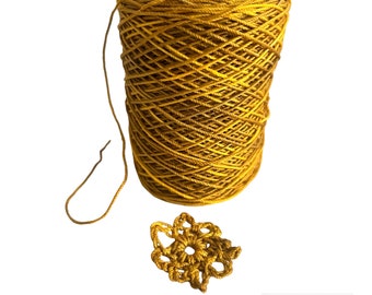 150 yds - hand dyed crochet thread - cotton thread - crochet  - crochet thread - crochet supply - variegated thread  - Tie dye - Fall Scape