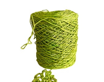 150 yards hand geverfd haak draad - katoenen draad - haak - tatting - katoenen draad - breien - haak aanbod - draden - groen gras