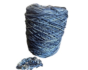 150 yards Hand geverfd blues haak draad - katoenen draad - haak - tatting tool - katoenen haak draad - haak - jean portemonnee