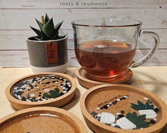 Darling Cactus Co. Cork Coasters Set of 4