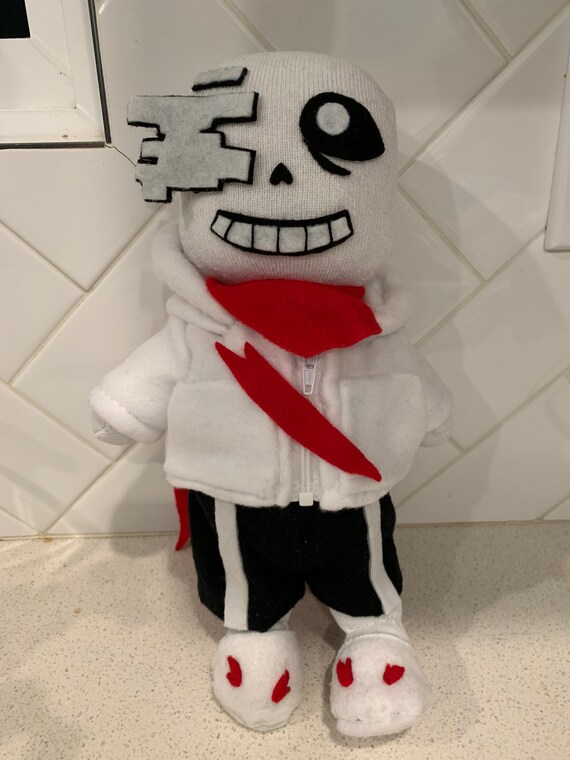 Aftertale Genocide Sans Plush Undertale Inspired Etsy
