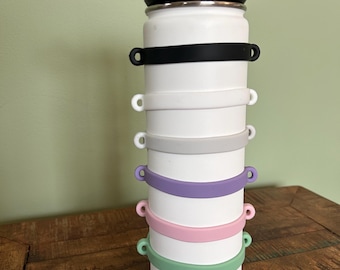 Silicone Water Bottle Band for Straps and Keychains