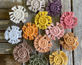 Mini Macrame Magnets