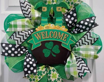 St. Patrick's Day Pot of Gold Wreath