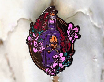 Enamel Pin Poison