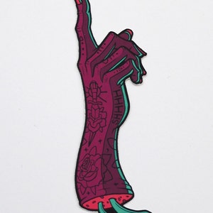 Zombie Hand Sticker