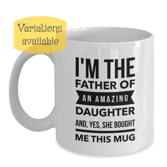 dad mugs from daughter