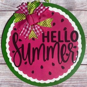 Summer fruit door hanger/sweet summer door hanger/summer door sign/watermelon door hanger/front door decor/watermelon door hanger/fruits