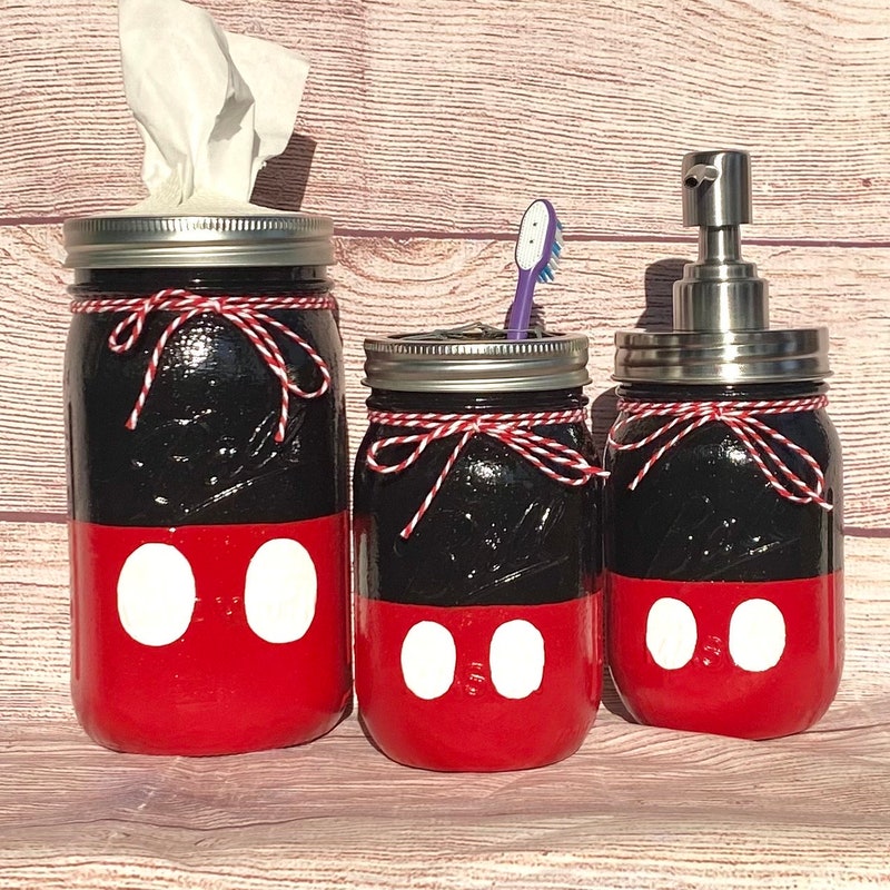 Mickey Mouse Bathroom Decor - Etsy