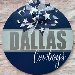 Dallas Cowboys Door Hanger/Dallas Cowboys fan gifts/Texas decor/Dallas Texas/Cowboys Nation/NFL football fan gifts/How Bout Them Boys/Dallas