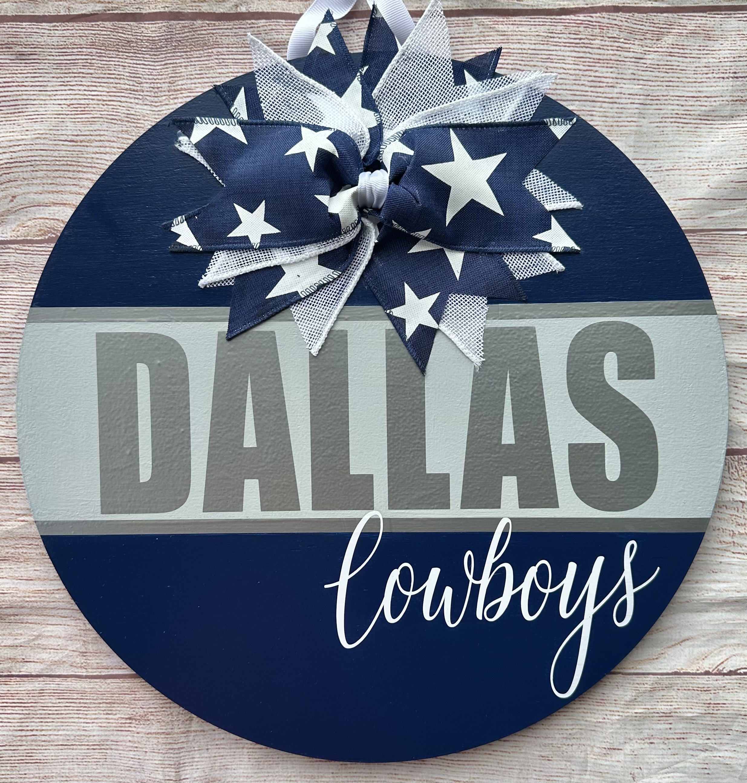 Dallas Cowboys Door Hanger/Dallas Cowboys fan gifts/Texas decor/Dallas Texas/Cowboys Nation/NFL football fan gifts/How Bout Them Boys/Dallas