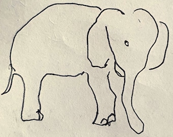 Elephant Drawing