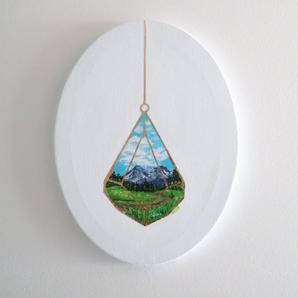 Terrarium Painting Etsy