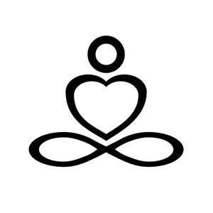 Yoga pose vinyl decal sticker