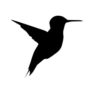hummingbird decal sticker for car or window