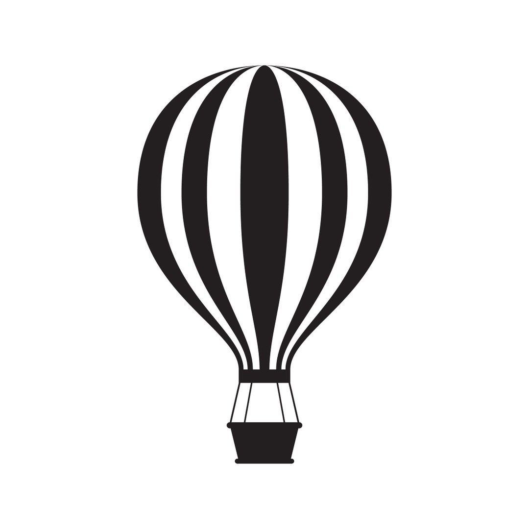 Hot Air Balloon Decal Sticker Etsy