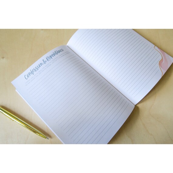 Guided Prayer Journal Christian Gift Christian Journal Prayer Journal Bible Study - 