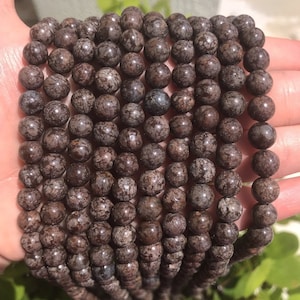 Grade A Natural Bronzite Gemstone Round Beads | Sold by 15 Inch Strand | Size 4mm 6mm 8mm 10mm 12mm