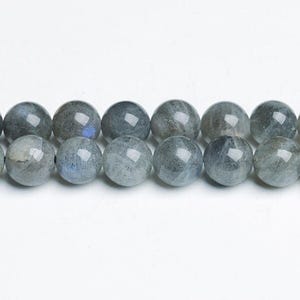 AA Grade Natural Labradorite Gemstone Round Beads | Sold by 15 Inch Strand | Size 6mm 8mm 10mm