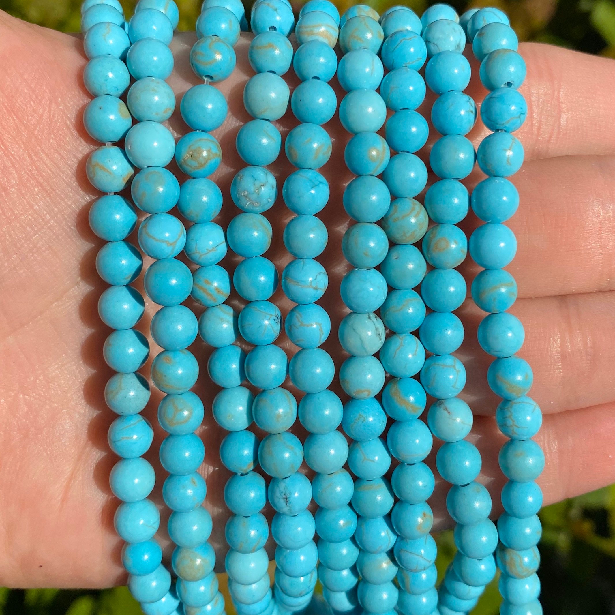 Blue Crystal Beads 4mm Baby Glass #cb4-46