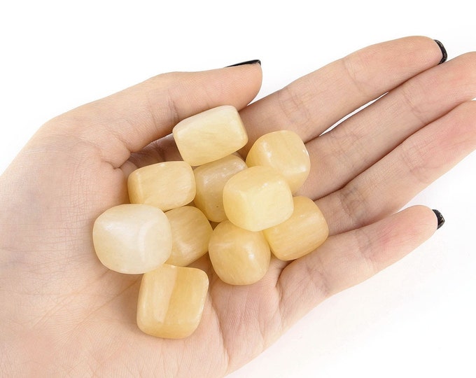 5 Pieces Natural Yellow Aventurine Tumble Stone Premium Quality A Grade Crystals