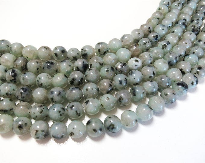 Kiwi Jasper Beads | Lotus Jasper Beads | Round Natural Gemstone Loose Beads | Sold by Strand | Size 4mm 6mm 8mm 10mm 12mm