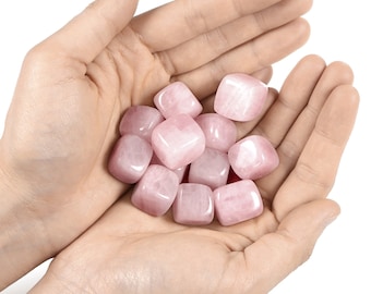 5 Pieces Natural Rose Quartz Tumble Stone Premium Quality A Grade Crystals