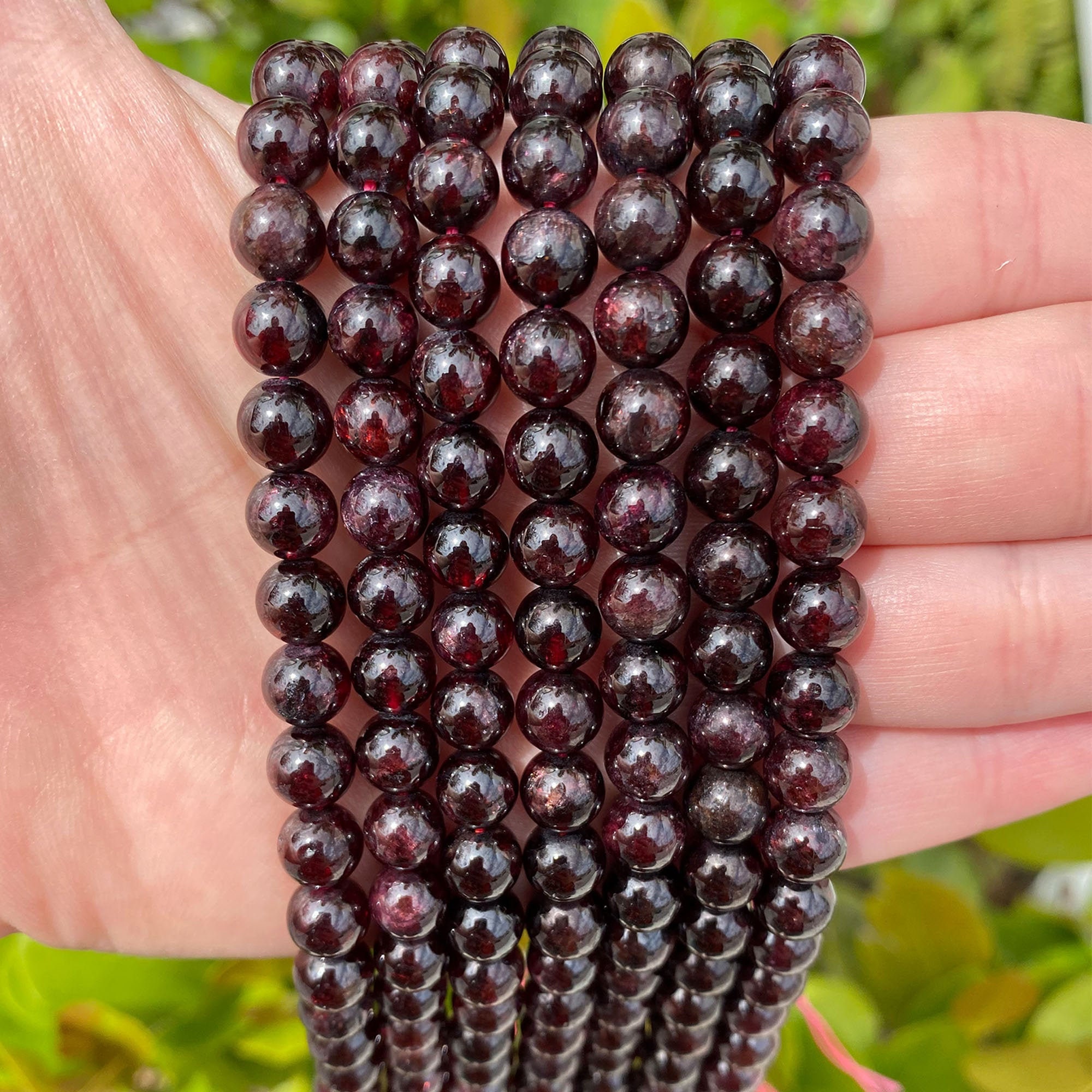 Garnet 2024 gemstone beads