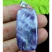 Natural Purple Amethyst Oblong Pendant Focal Bead 40x20x7mm T85969