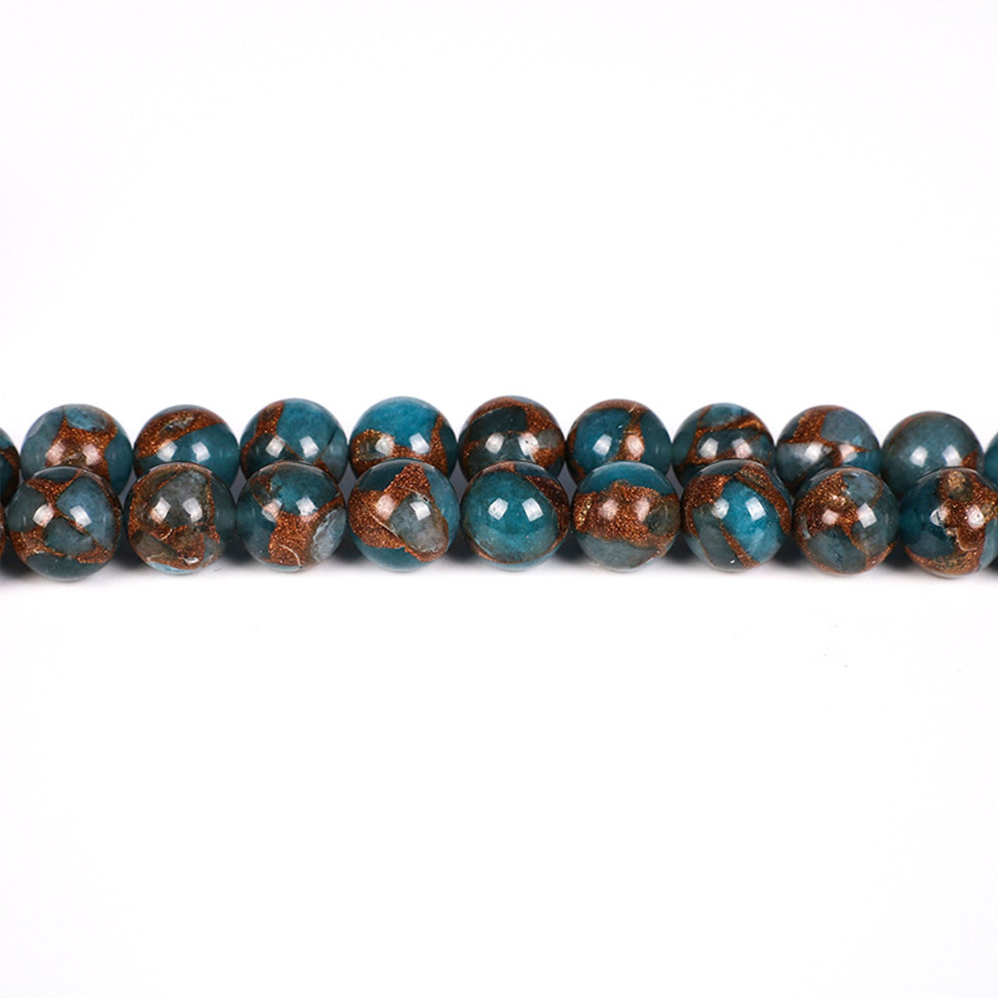Blue shop sandstone beads