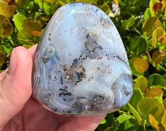 Natural Dendritic Agate Tumbled Stone