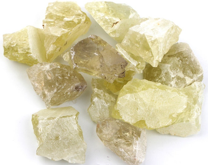 Large Raw Lemon Quartz Rough Stone