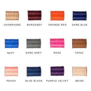 2MM Waxed Polyester Cord Korean Cord 10 YARDS / 30 FEET