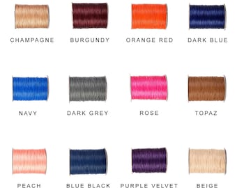 2MM Waxed Polyester Cord Korean Cord 10 YARDS / 30 FEET