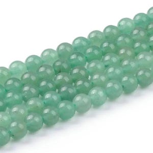 AA Grade Natural Green Aventurine Gemstone Round Beads | Sold by 15 Inch Strand | Size 4mm 6mm 8mm 10mm 12mm